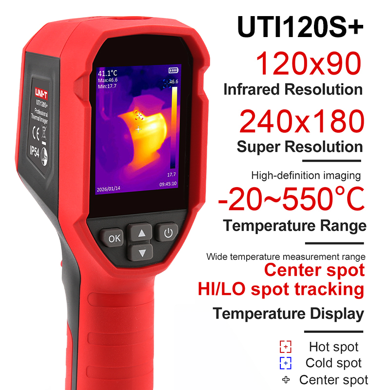 كاميرا التصوير الحراري UNI-T U - مراجعة Nf 521 Thermal Imaging Camera وسعره